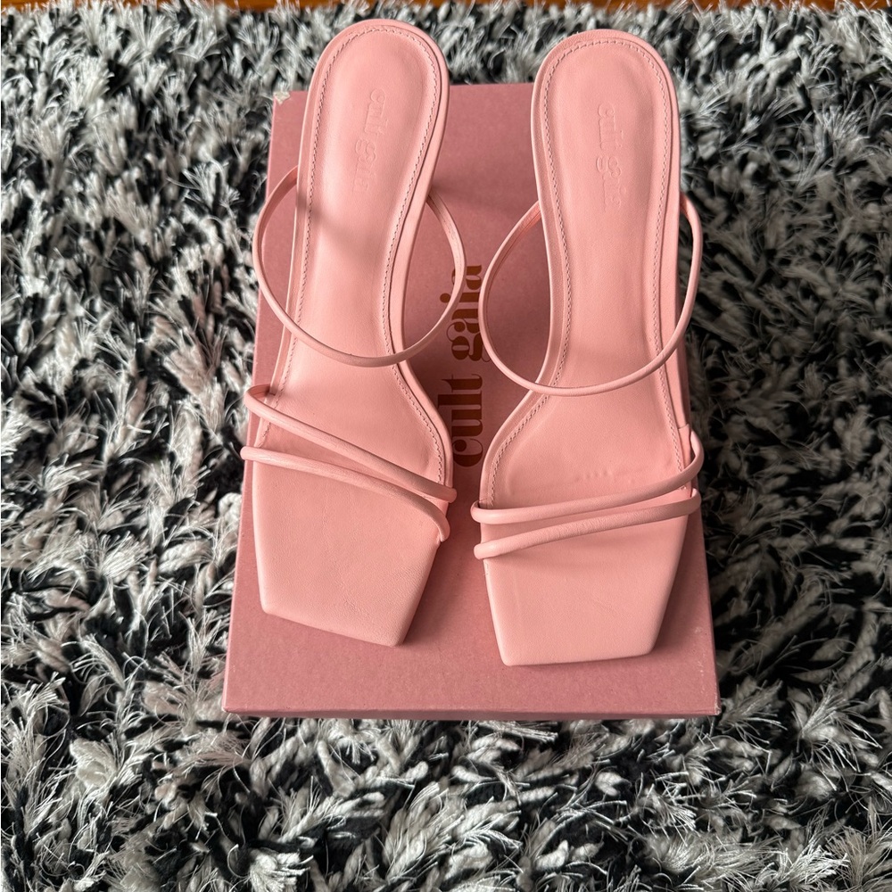 Brand New Cult Gaia Pink Strappy Heels
